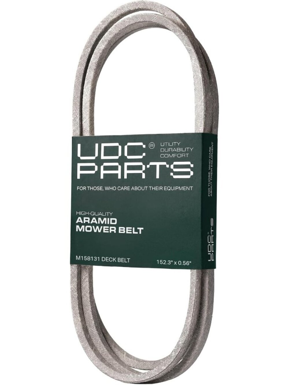 Replacement Deck Belt 0.56" x 152.3" for 54" & 48" Lawn Mowers, Aramid Cord